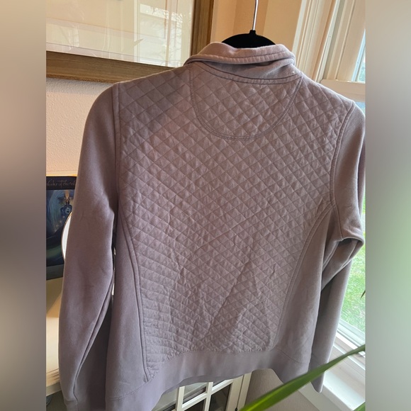 L.L. Bean Quilted Sweatshirt 1/4 Zip Pullover Long Sleeve Women's Small. - Picture 3 of 8